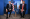 US President and Dutch Prime Minister during the NATO meeting in The Hague. AFP