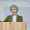 Ursula von der Leyen speaking at the press conference. AFP