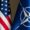 US and NATO flags.